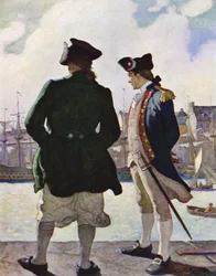 On the Sea Wall with John Paul Jones